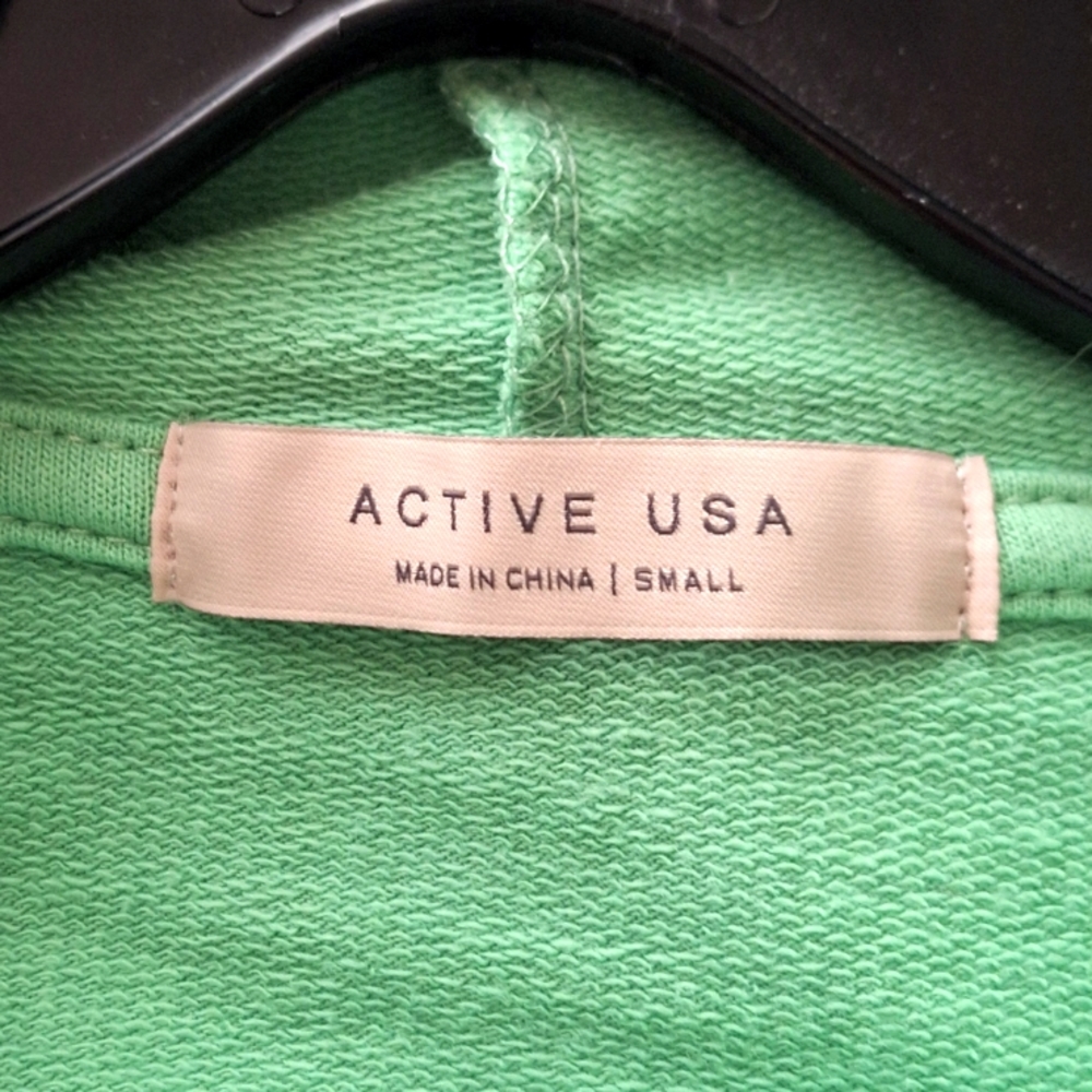 NWOT Active USA Hoodie Pullover Sweatshirt S - Picture 3 of 6